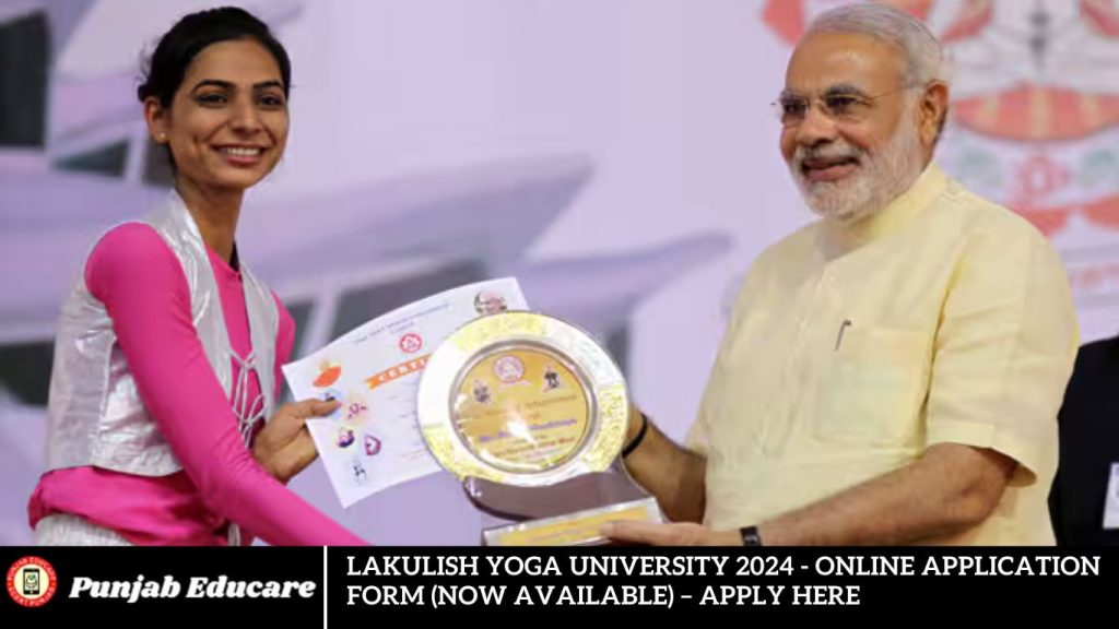 Lakulish Yoga University 2024 - Online Application Form (Now Available) – Apply Here