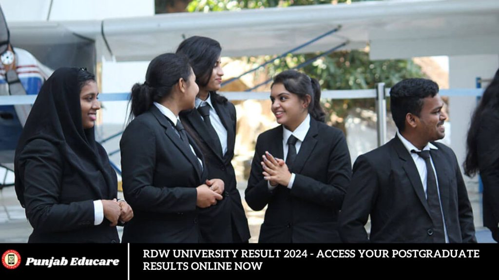 RDW University Result 2024 - Access Your Postgraduate Results Online Now