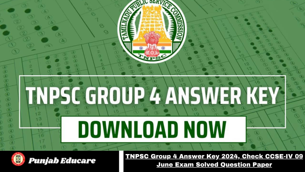 TNPSC Group 4 Answer Key