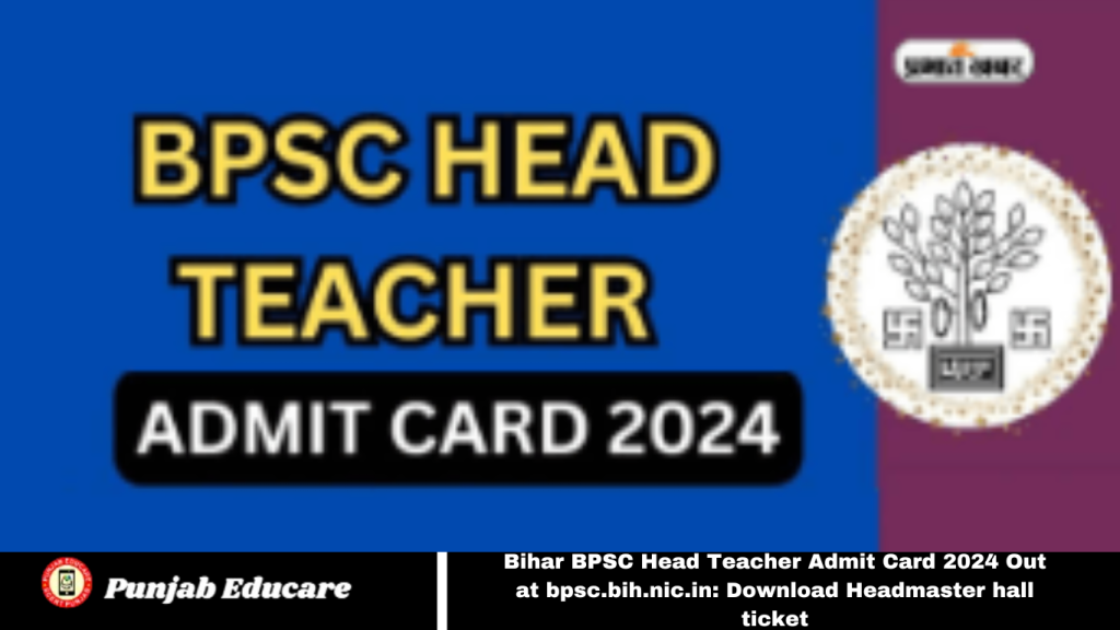 Bihar BPSC Head Teacher