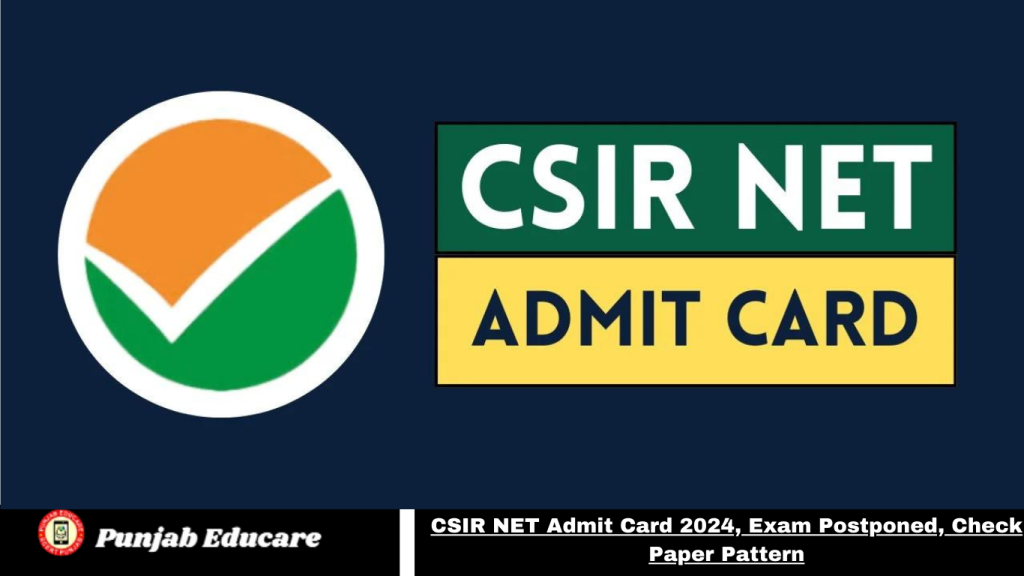 CSIR NET Admit Card