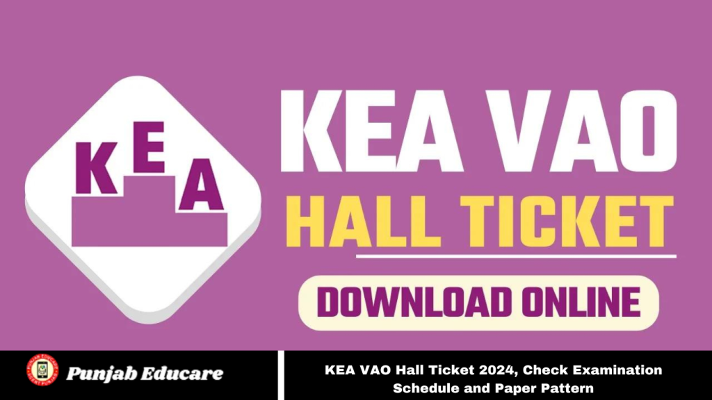 KEA VAO Hall Ticket