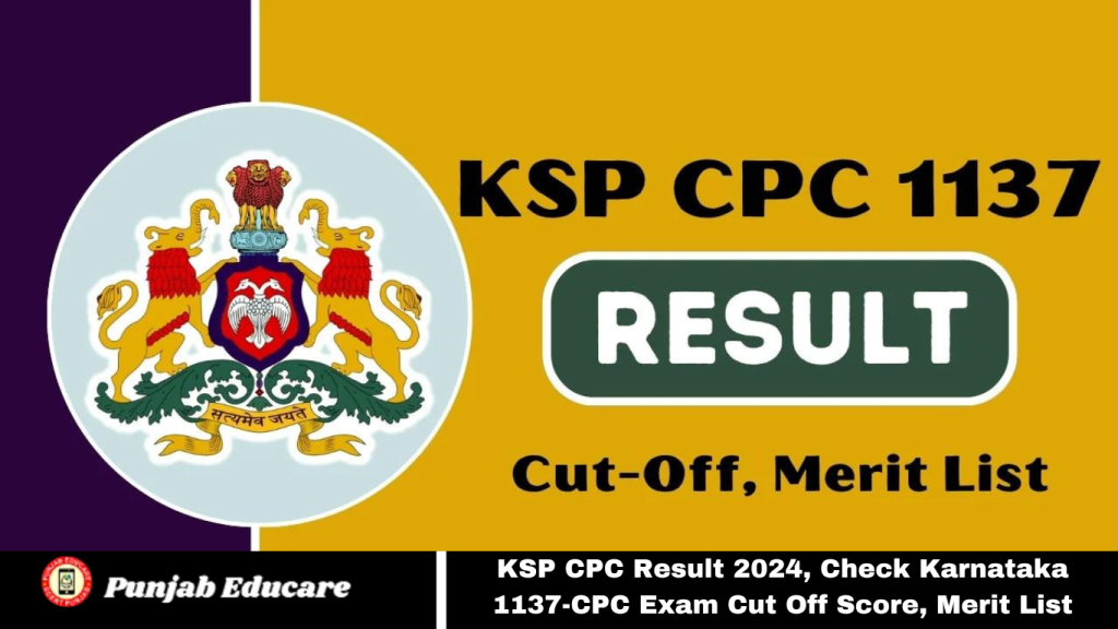 KSP CPC Result