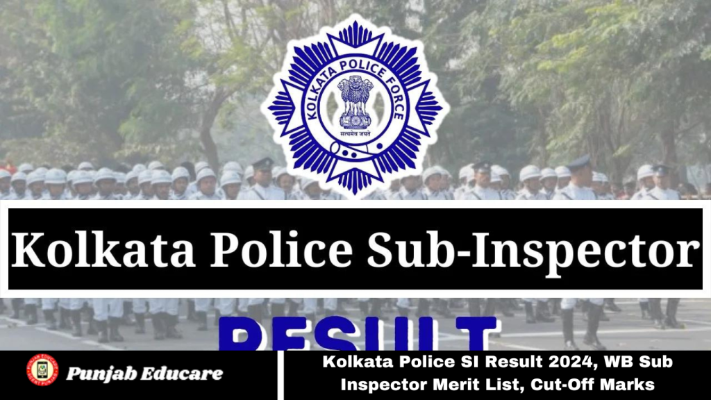 Kolkata Police SI Result