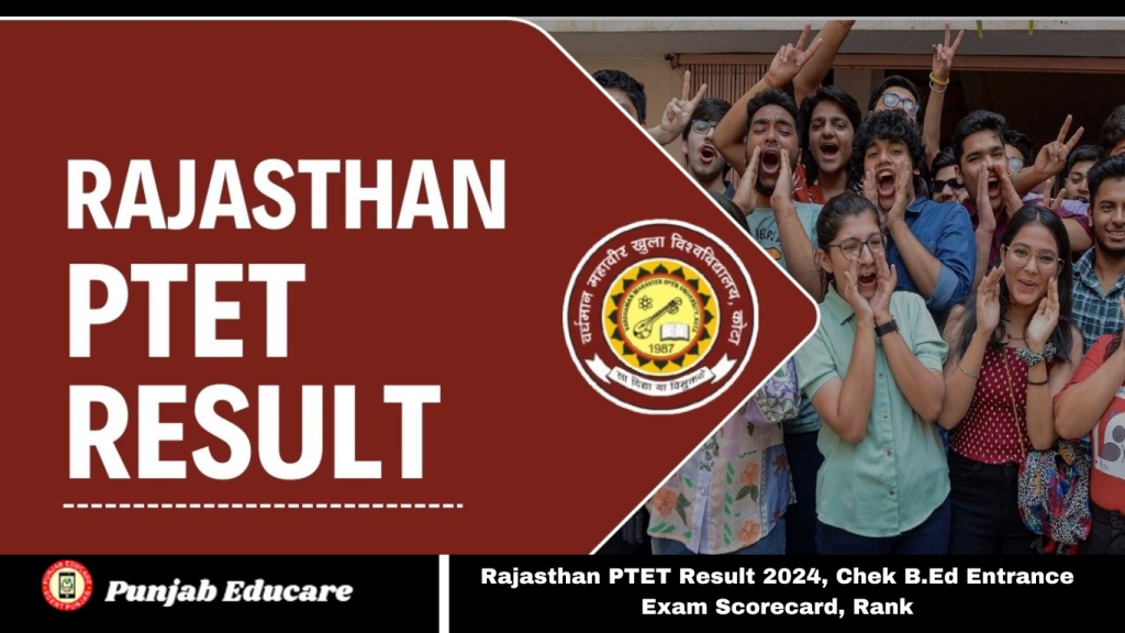 Rajasthan PTET Result