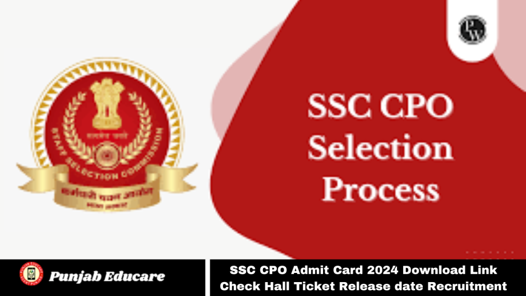 SSC CPO Admit Card