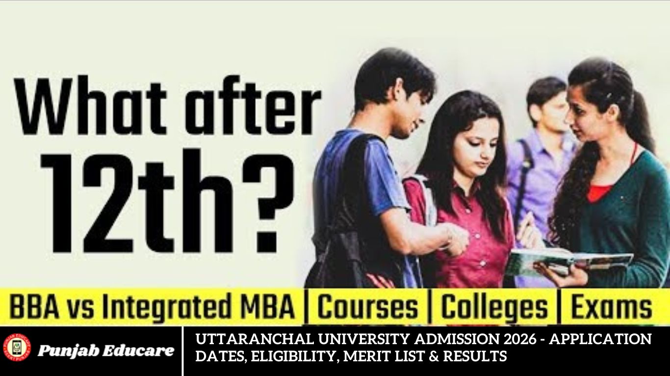 Uttaranchal University Admission 2026 Application Dates